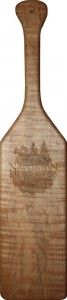 New London Wood Products Engraved Wood Paddle